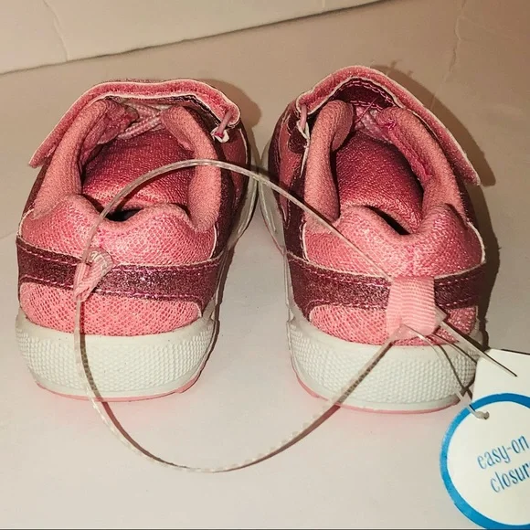 NWT Carter's Unisex-Child Flash Sneaker Color-Rose Gold (Pink)Size 7 - Picture 8 of 11